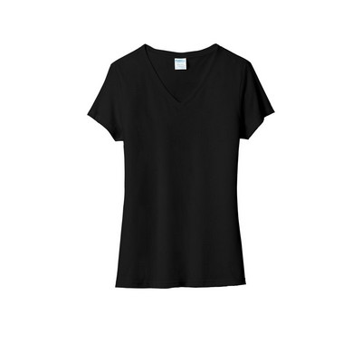 Port & Company® Women's Tri-Blend V-Neck Tee