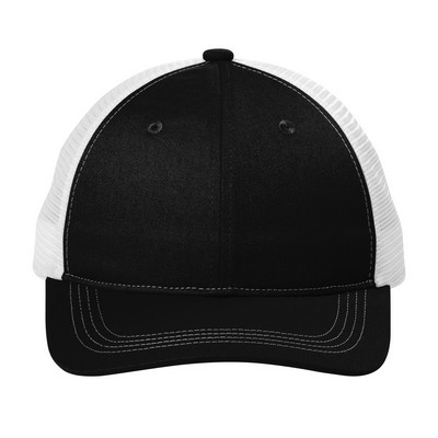 Port Authority Unstructured Snapback Trucker Cap